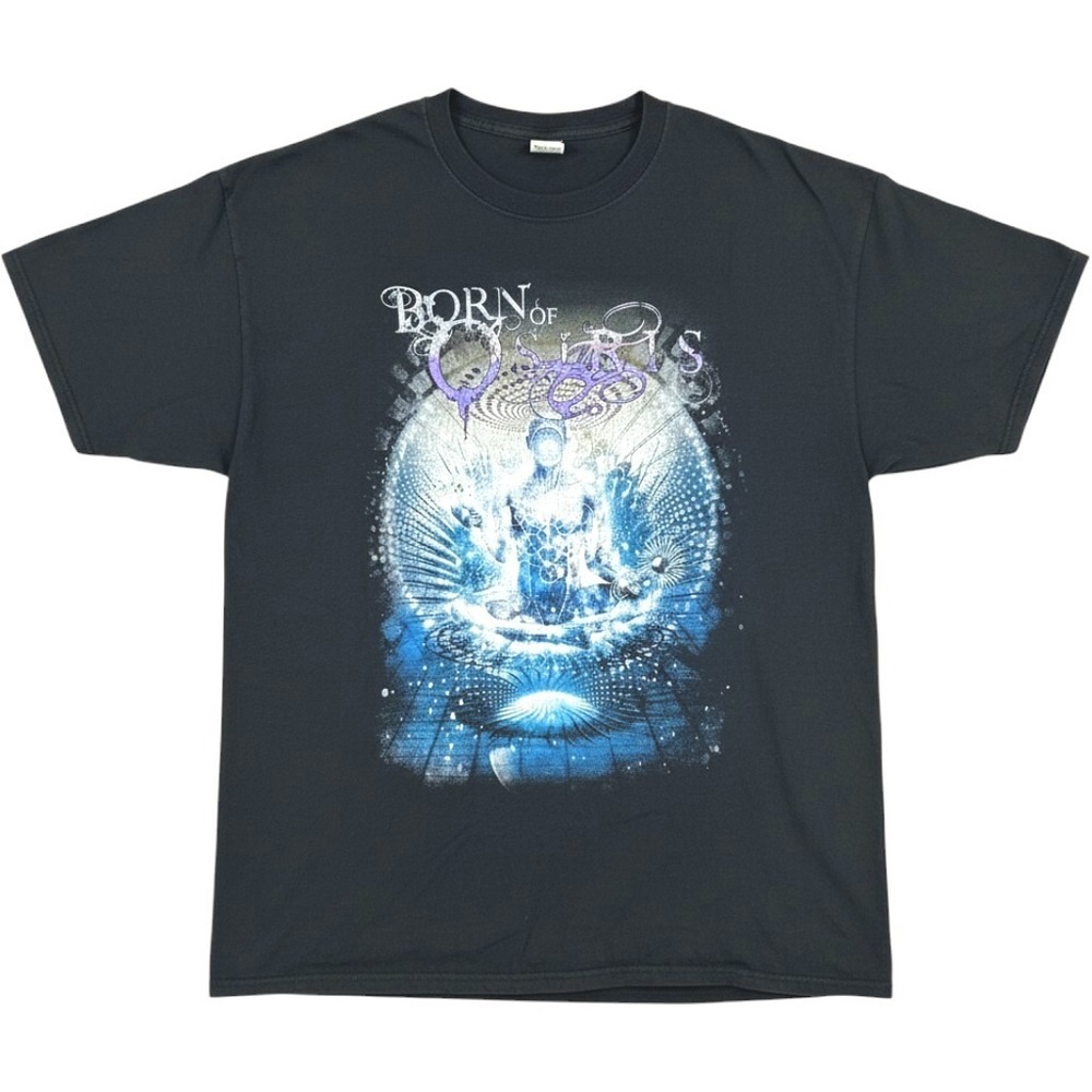 Born of Osiris Discovery Band T-Shirt XL Black Graphic Metalcore Heavy Metal Y2K